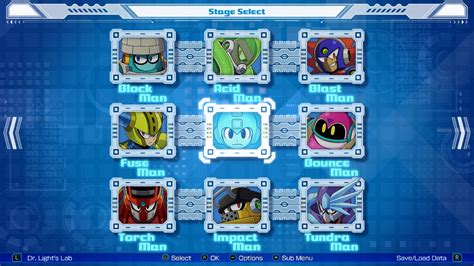 mega man 11 stage order